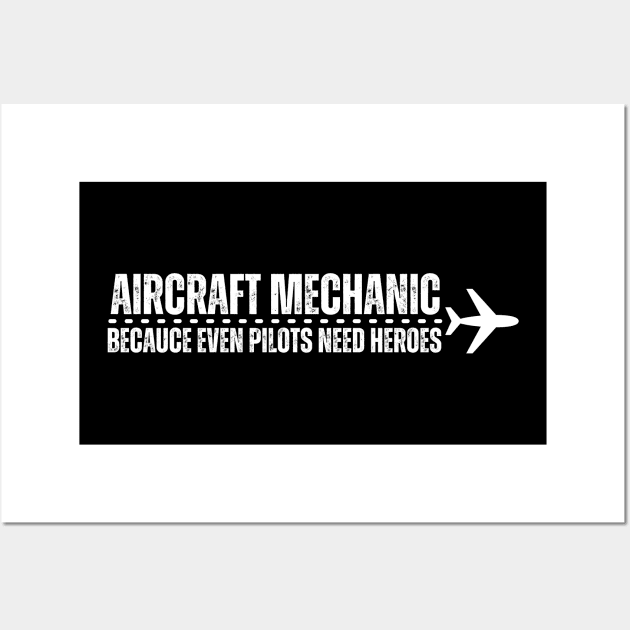 Aircraft Mechanic Wall Art by DewaJassin